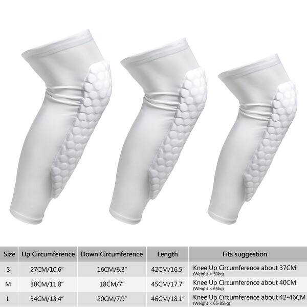 Shop Image 1pcs Size S Basketball Knee Pad Long Leg Sleeve