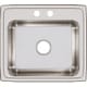 preview thumbnail 10 of 9, Elkay Lustertone 22" Drop In Single Basin Stainless Steel Kitchen Sink