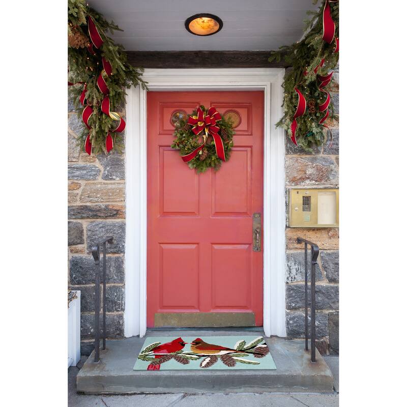 Liora Manne Frontporch Cardinals Indoor/Outdoor Mat