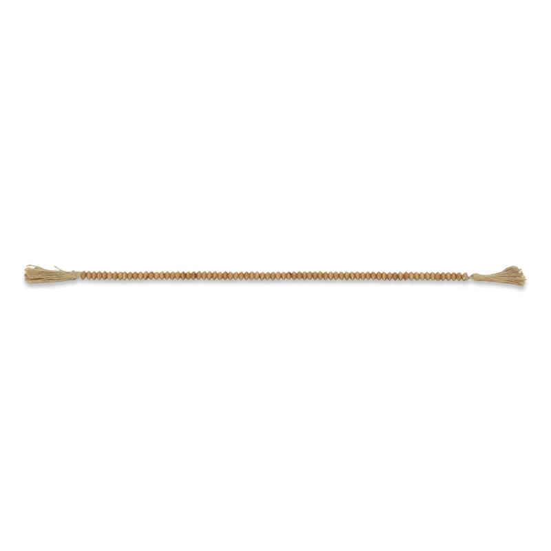 Akaida Brown Wooden Abacus Styled Bead Tassel Decor