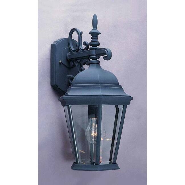Volume Lighting V8230 1 Light 18.5" Height Outdoor Wall Sconce - Black