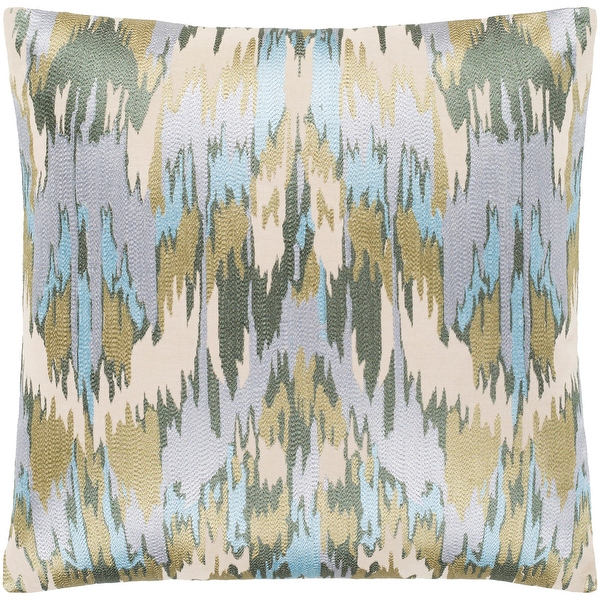 Blue ikat throw pillows online