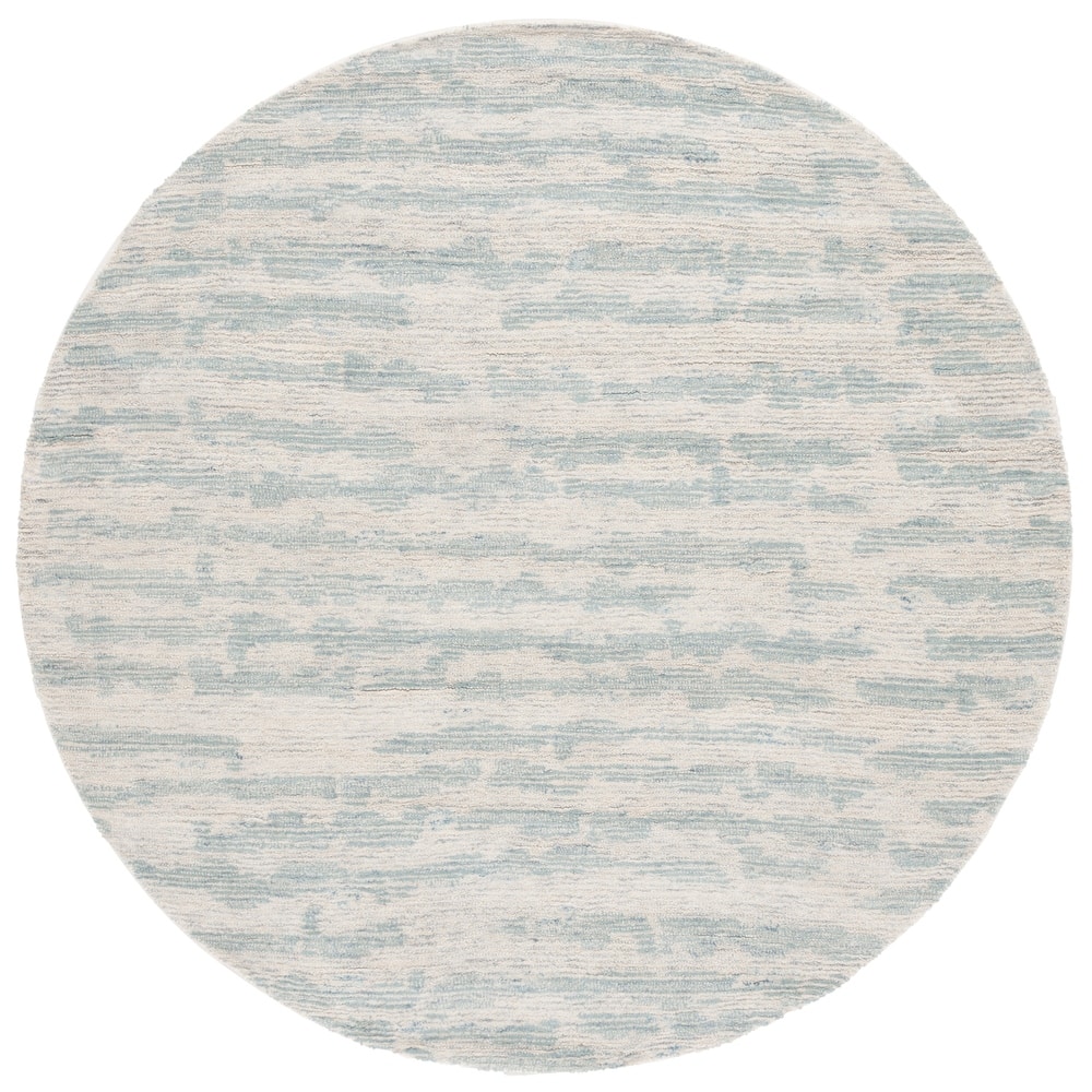 SAFAVIEH Handmade Ebony Anastasiya Modern & Contemporary Wool Rug