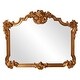 preview thumbnail 5 of 3, Allan Andrews Avondale Bright Gold Leaf Resin Wall Mirror
