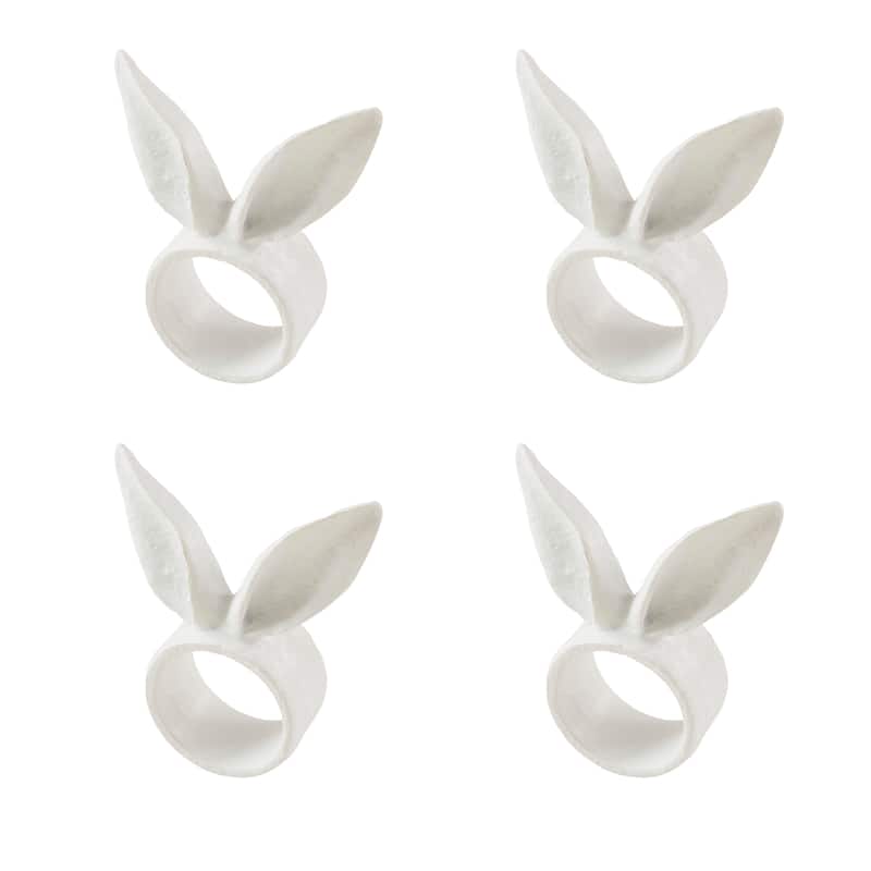 Napkin Rings With Bunny Ears Design (Set of 4)