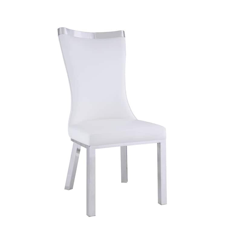 Somette Amanda Glass and Acrylic 5-Piece Dining Set