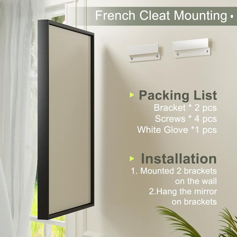 Window Pane Wall Decor Bathroom Vanity Mirror Mounted