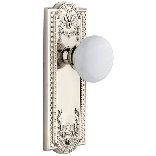 Grandeur Parthenon Solid Brass Rose Single Dummy Door Knob with Hyde