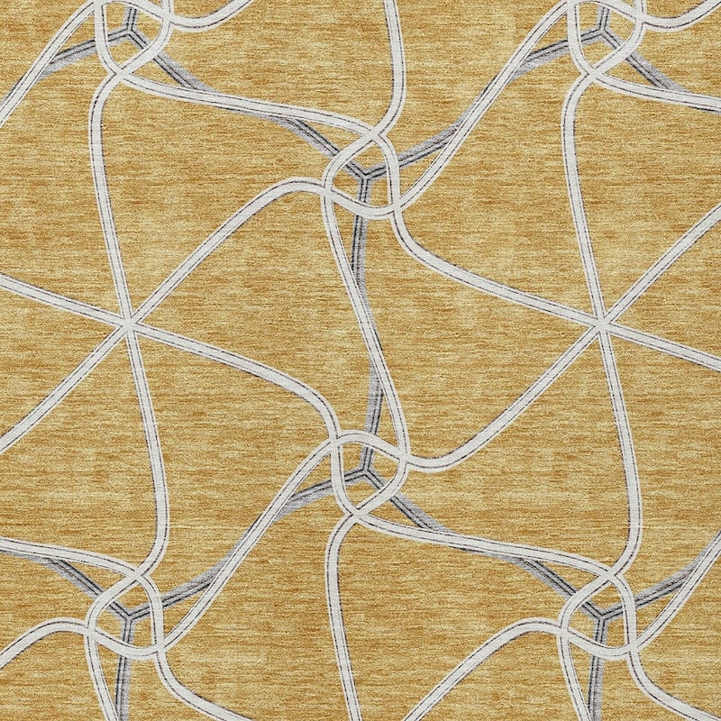 HomeRoots Geometric Contemporary Rectangle Outdoor Rug