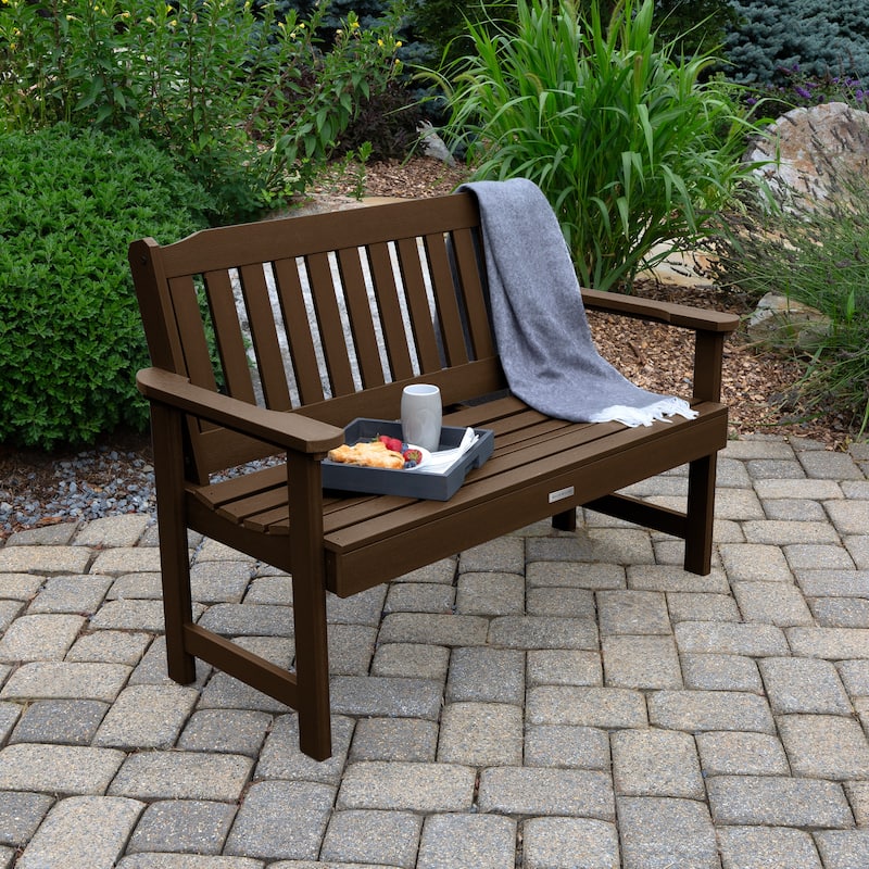 HIGHWOOD Lehigh 4-foot Eco-friendly Synthetic Wood Garden Bench