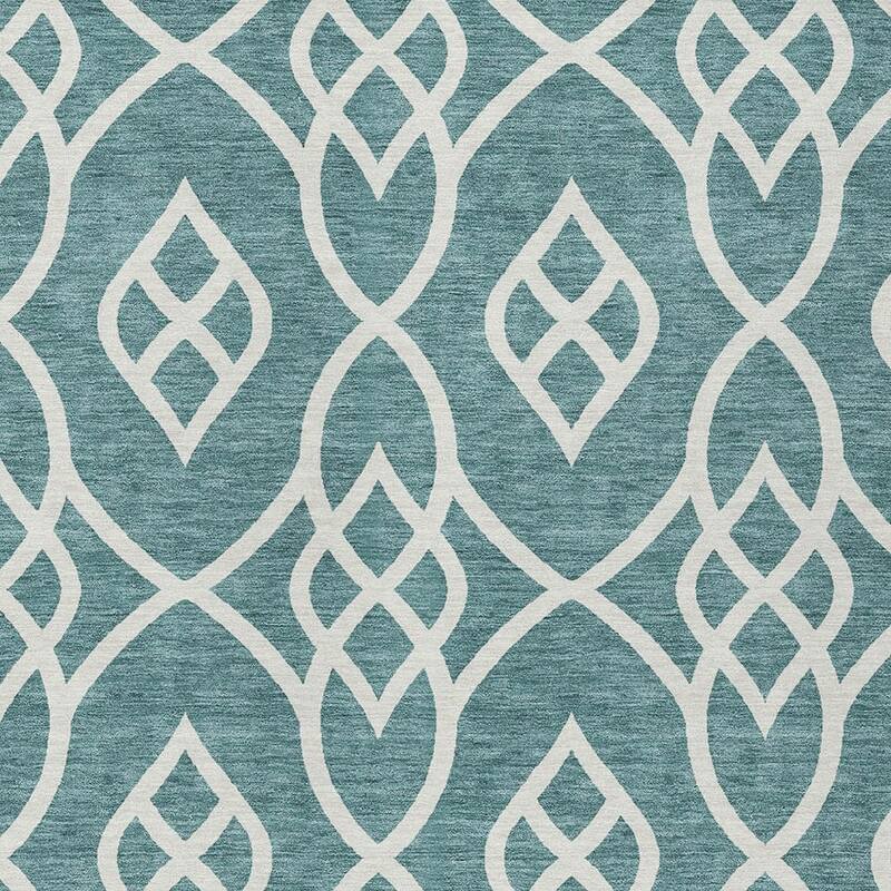 HomeRoots Trellis Transitional Rectangle Outdoor Rug