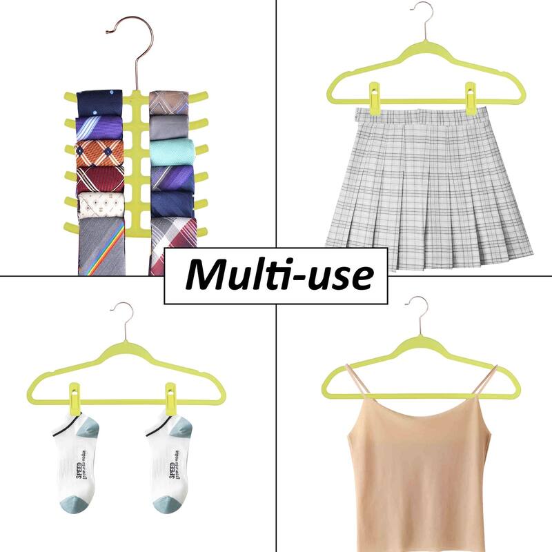 Premium Space Saving Velvet Hangers Holds Up To 10 Lbs, 30/50/60/100 Packs Option, Clothes Hangers
