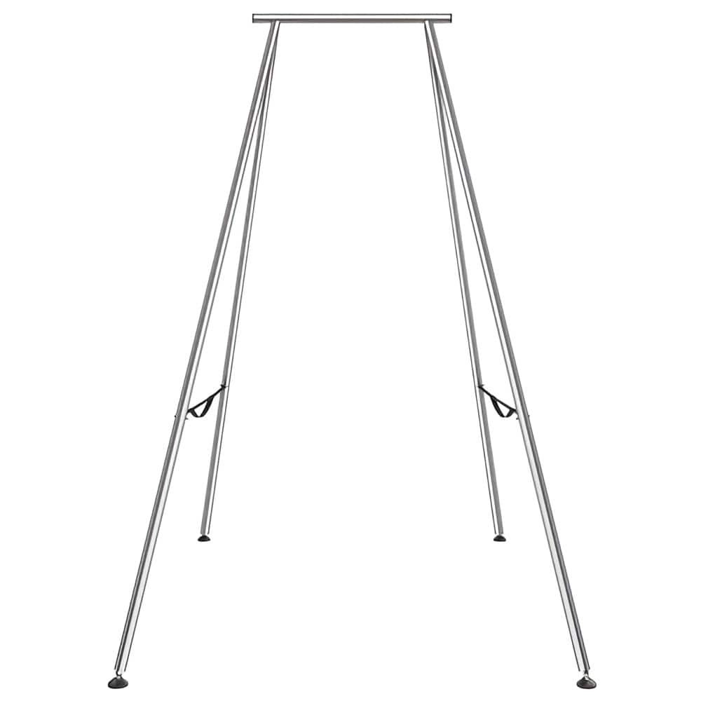 Chrome Steel Aerial Yoga Stand, 9.67ft Frame, Supports 551 lbs - 8.30 x 6.3 x 9.68 ft