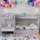 preview thumbnail 1 of 29, Twin over Twin L-Shaped Bunk Bed with Drawers For Bedroom Grey