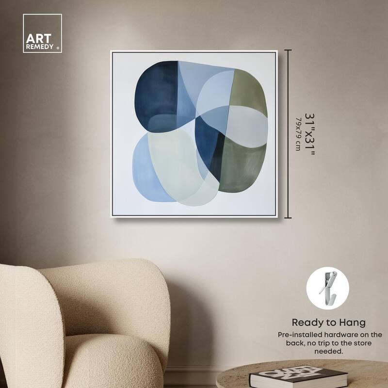 Serene Overlap II Canvas by Art Remedy