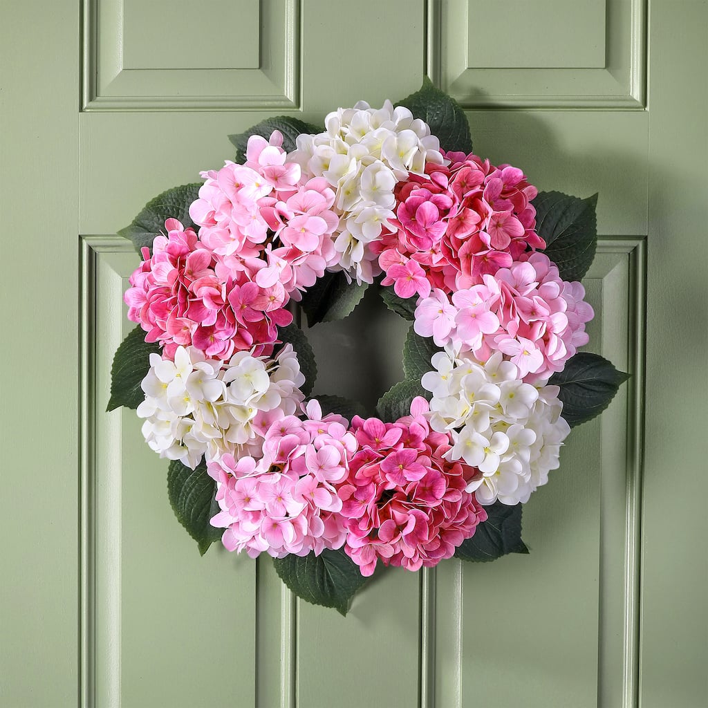 20" Pe Hydrangea Wreath