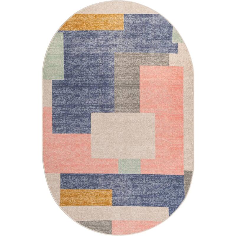 Contemporary Heloise Collection Area Rug
