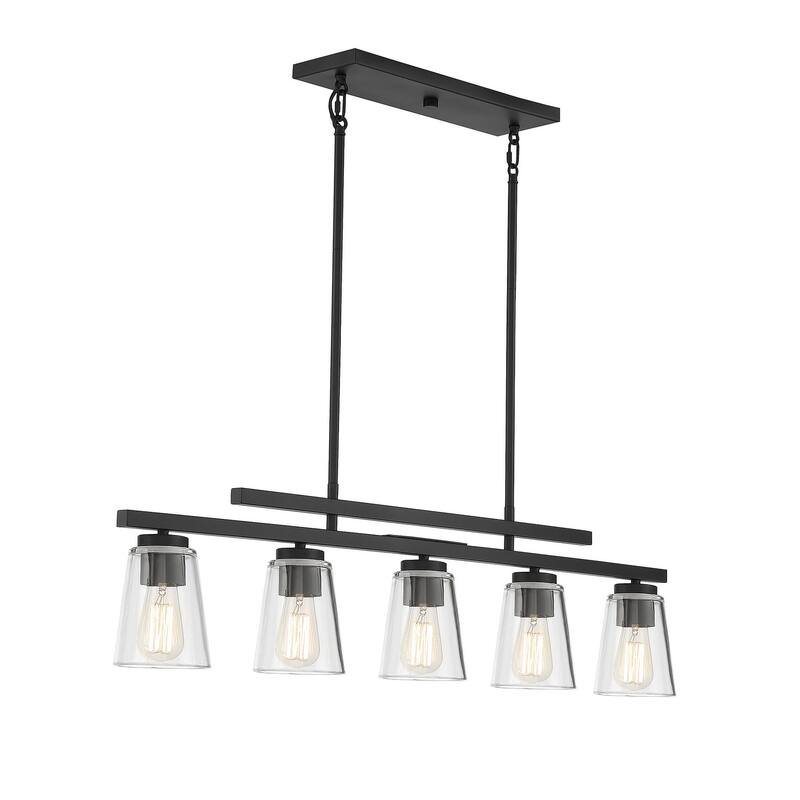 Savoy House Calhoun 5 Light 5" Wide Linear Chandelier
