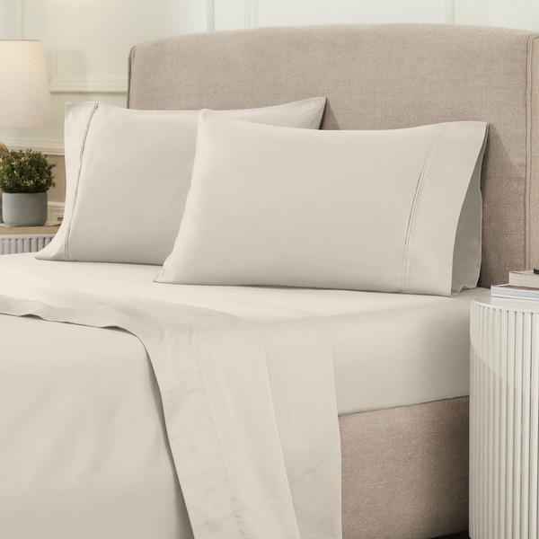 Superior Egyptian Cotton 1200 Thread Count Eco Friendly Solid or Embroidered Sheet Set On Sale Bed Bath Beyond 20602696