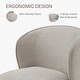 preview thumbnail 25 of 51, Spruce & Spring Kyle Morden Fabric Dining Room Chair with Casters Wrap-round Back