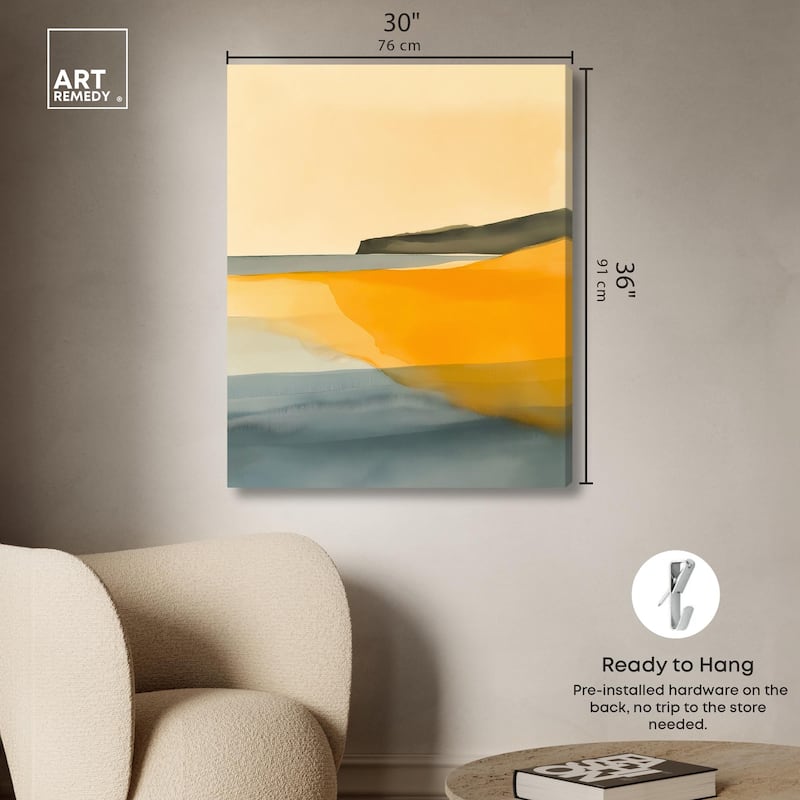 Glistening Beach Dreams I Canvas by Art Remedy, Gallery Wrapped