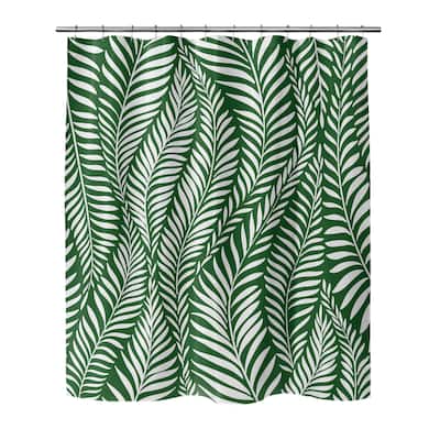 WAVING FERN GREEN Shower Curtain By Kavka Designs