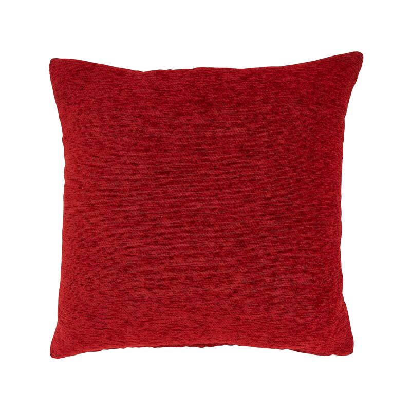 Festive Elegance Chenille Jacquard Santa Throw Pillow