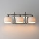 preview thumbnail 6 of 8, Maxim 21493WT Bisque 3 Light 24" Wide Vanity Light