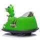preview thumbnail 33 of 37, 12V Kids Ride On Bumper Car W/Parents Control,Dinosaur Shape & Element Design,2WD,Spray With Light,360 Degree Rotation