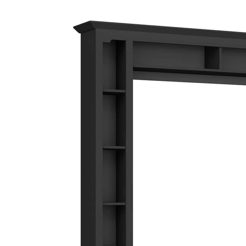 92" Modern 4-Piece Entertainment Center Wall Unit Media Console with Bookshelves for TVs Up to 80"