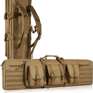 VEVOR Rifle Bag, Tactical Double Long Gun Bag,3 Large Storage Pockets ...
