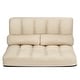 preview thumbnail 63 of 61, Costway Foldable Floor Sofa Bed 6-Position Adjustable Lounge Couch