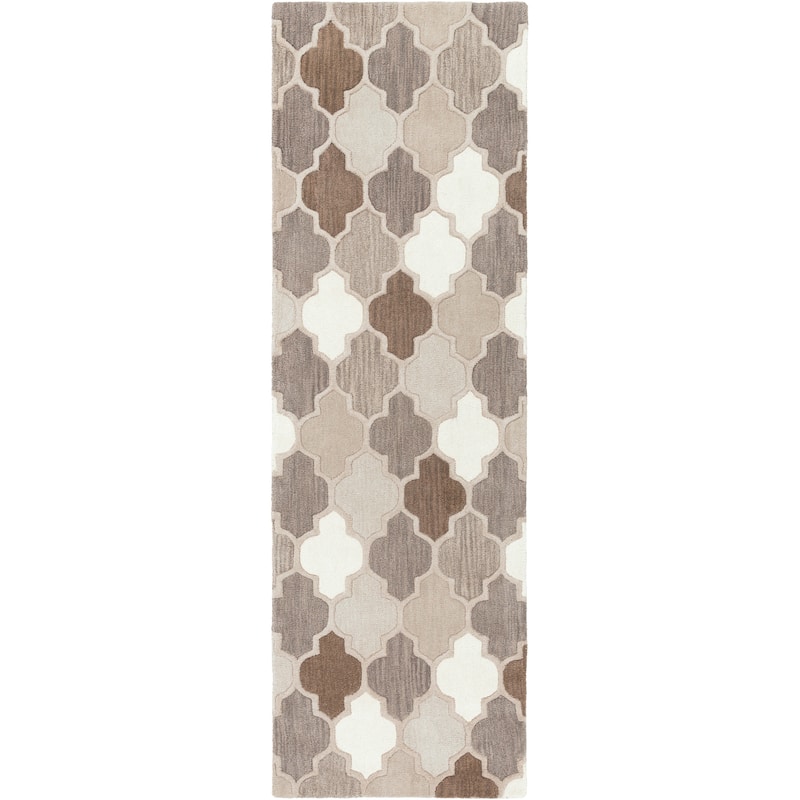 Randall Handmade Geometric Moroccan Wool Area Rug