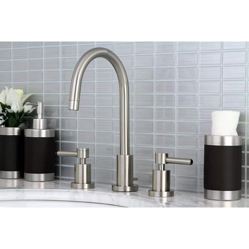 Kingston Brass Concord 1.2 GPM Widespread Bathroom Faucet with Pop-Up