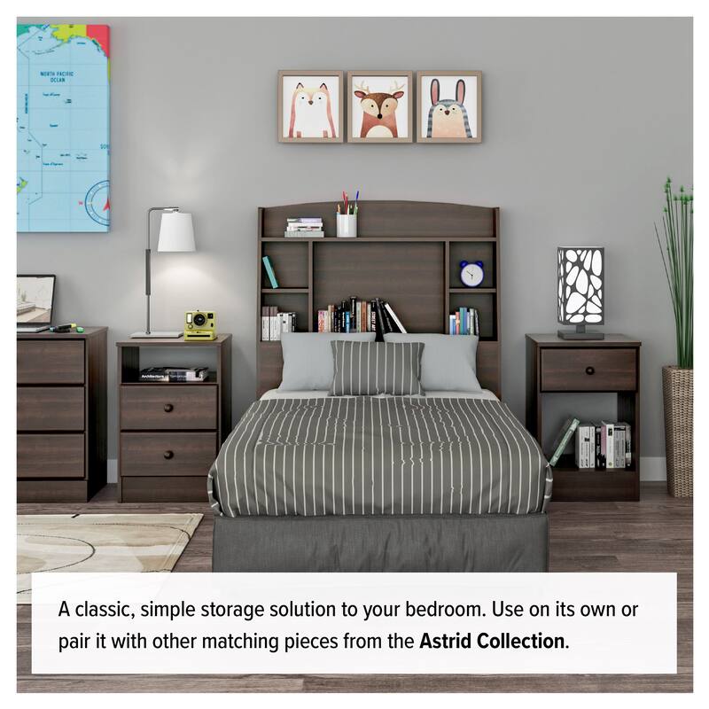 Bella 4-Drawer Dresser, Espresso