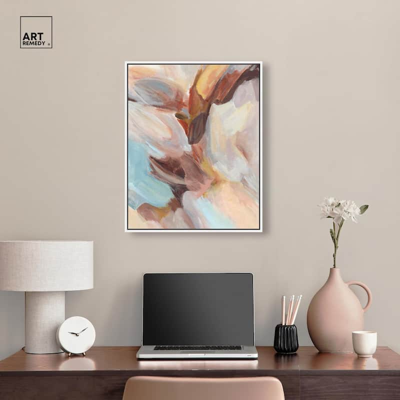 Layers of Colors II Canvas by Art Remedy