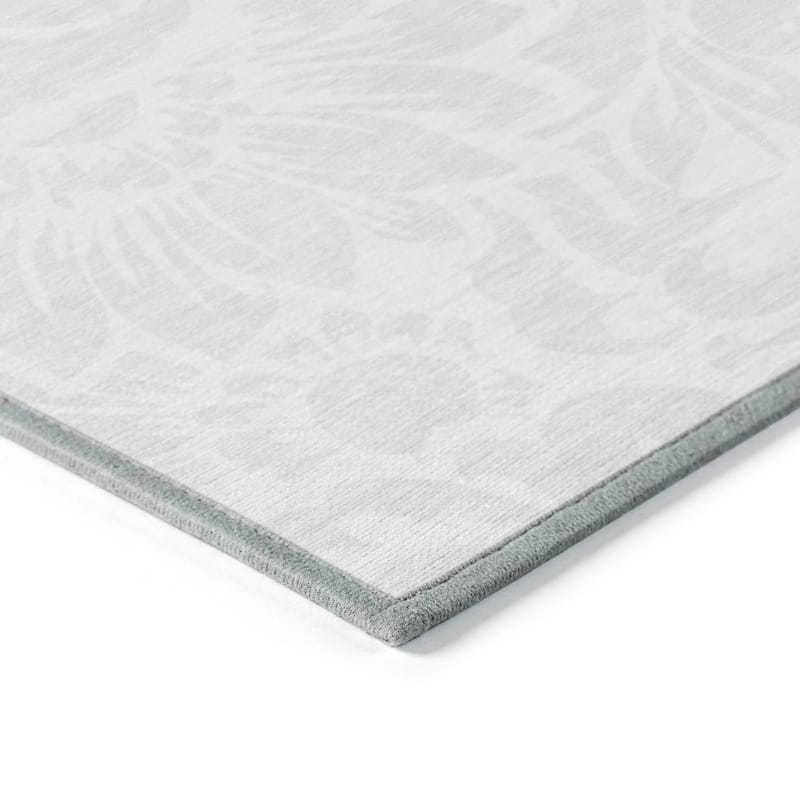 Machine Washable Indoor/ Outdoor Whimsy Floral Chantille Rug