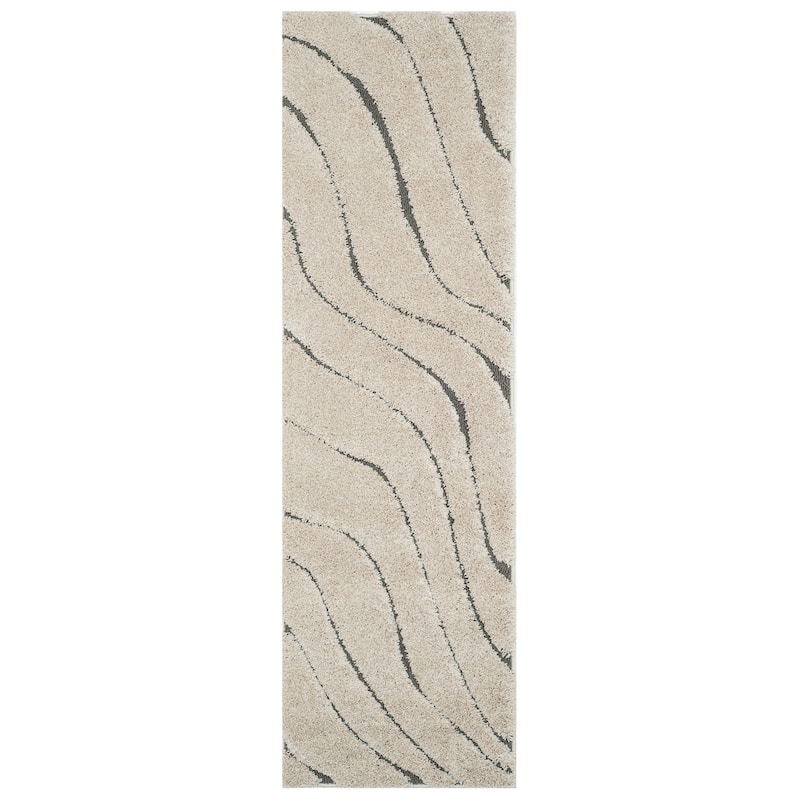 SAFAVIEH Florida Shag Hervor Soft Serene Waves 1.2-inch Thick Rug
