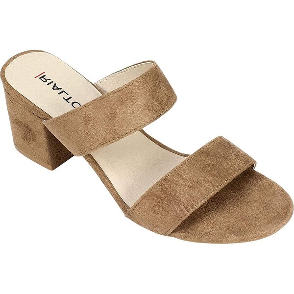 Rialto Womens Cannon Fabric Open Toe Casual Slide Sandals