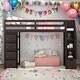 preview thumbnail 2 of 14, Twin size Loft Bed with Storage Drawers and Stairs,Wooden Loft Bed with Shelves