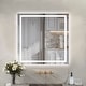 preview thumbnail 58 of 61, LED Bathroom Vanity Mirror Wall Mounted with Double Light Strip, 3-Color Dimmable, Anti-Fog, HD Tempered Glass, UL-Listed, ETL