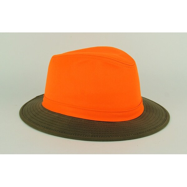 blaze orange fedora