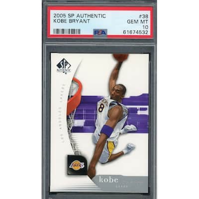 Kobe Bryant 2005 Upper Deck SP Authentic Basketball Card #38 Graded PSA 10 - 8'6" x 11'6"