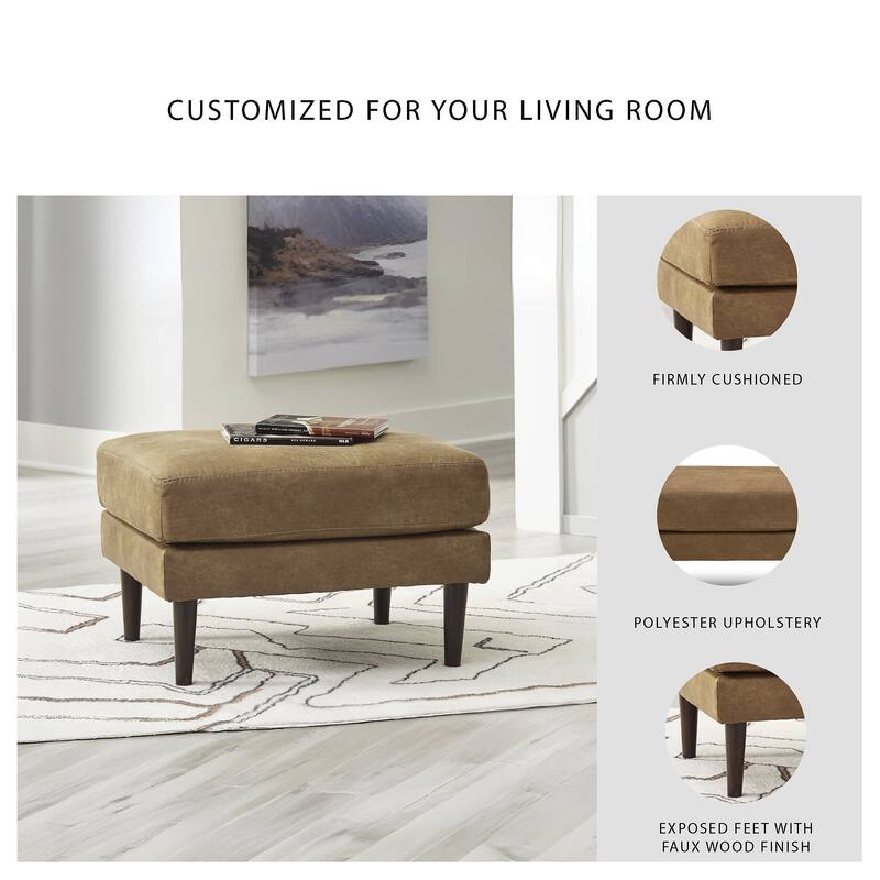 Signature Design by Ashley Telora Brown Ottoman