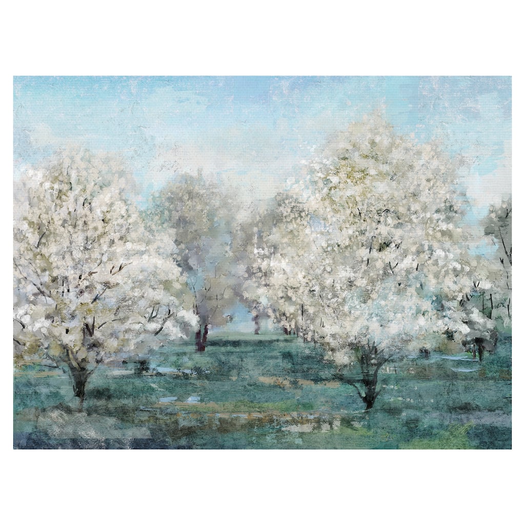 Flowering Trees by Studio Arts Canvas Art Print