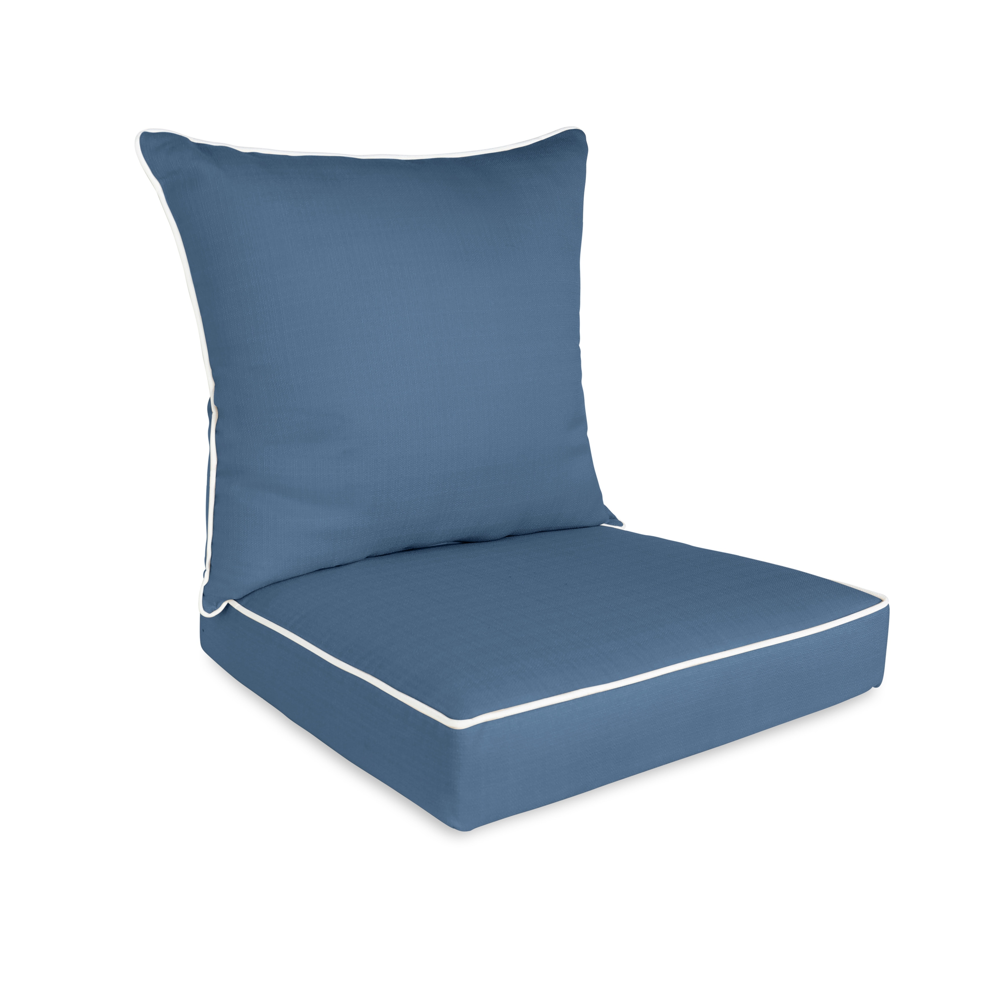 Outdoor Indoor 2 Piece Deep Seat Cushion Set for Patio Furniture Bed Bath Beyond 33827363