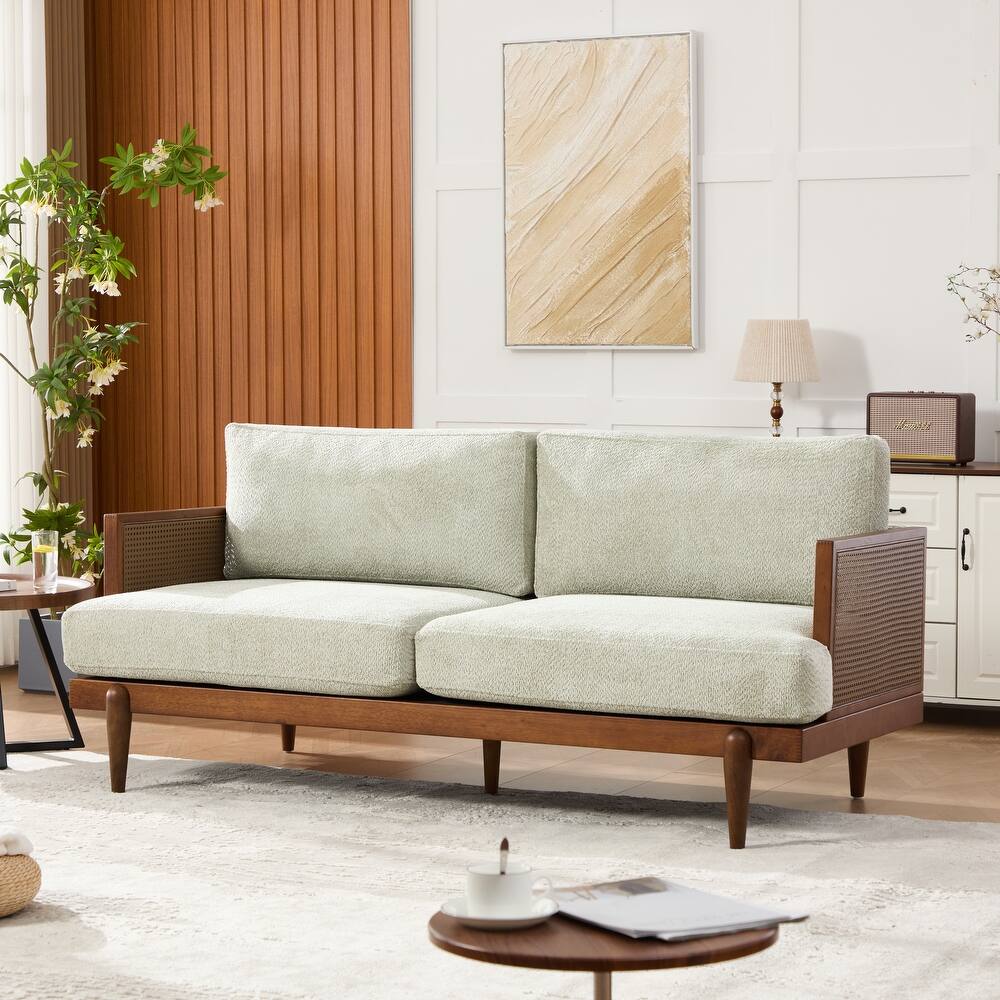 Christopher Knight Home - Lisa Fabric Arm 3-Seater Sofa