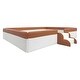 preview thumbnail 28 of 35, King/Queen/Full/Twin Size Upholstered Daybed Frame with Fence and Stairs