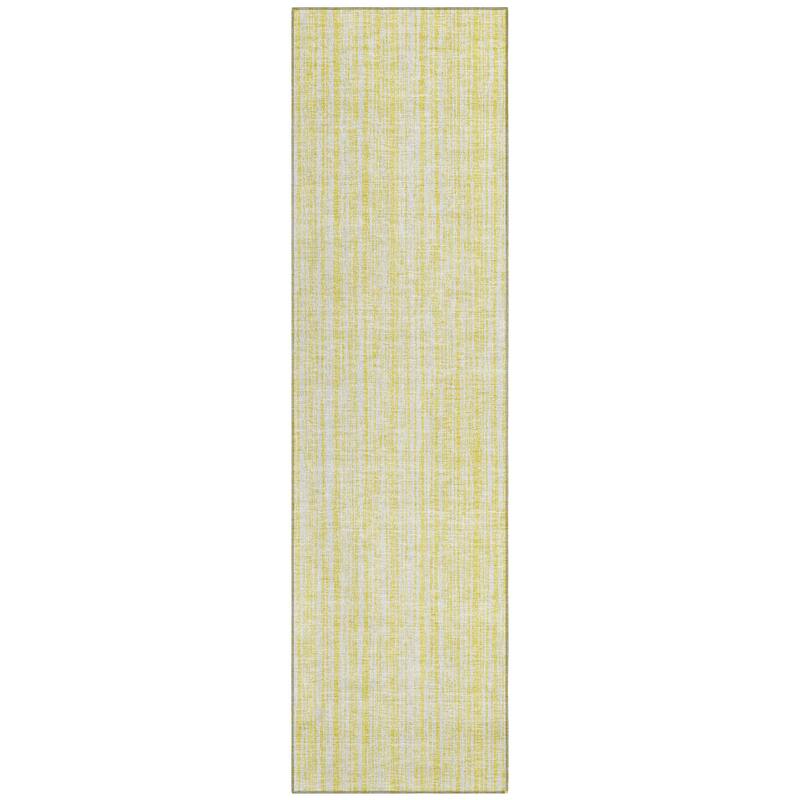 Machine Washable Indoor/ Outdoor Chantille Contemporary Striped Rug