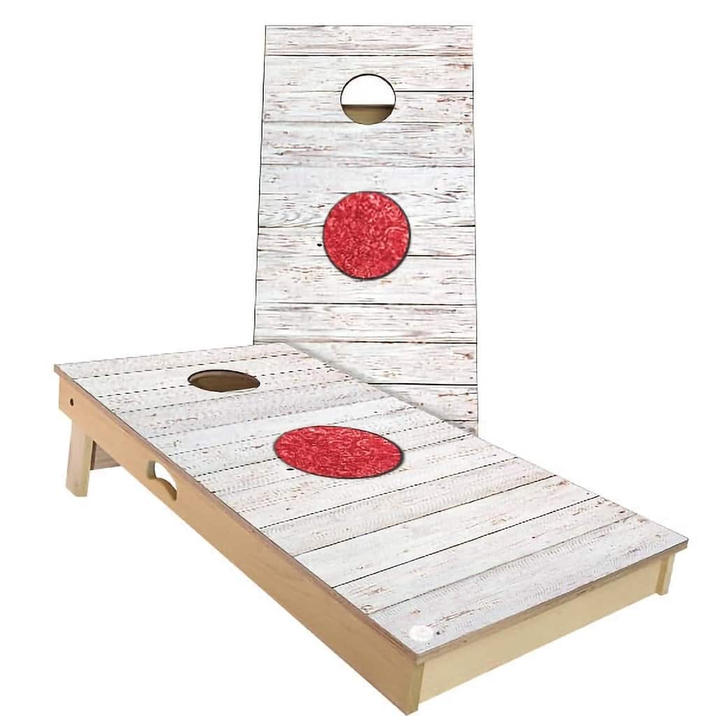 Japan Flag Outdoor Cornhole Board Set